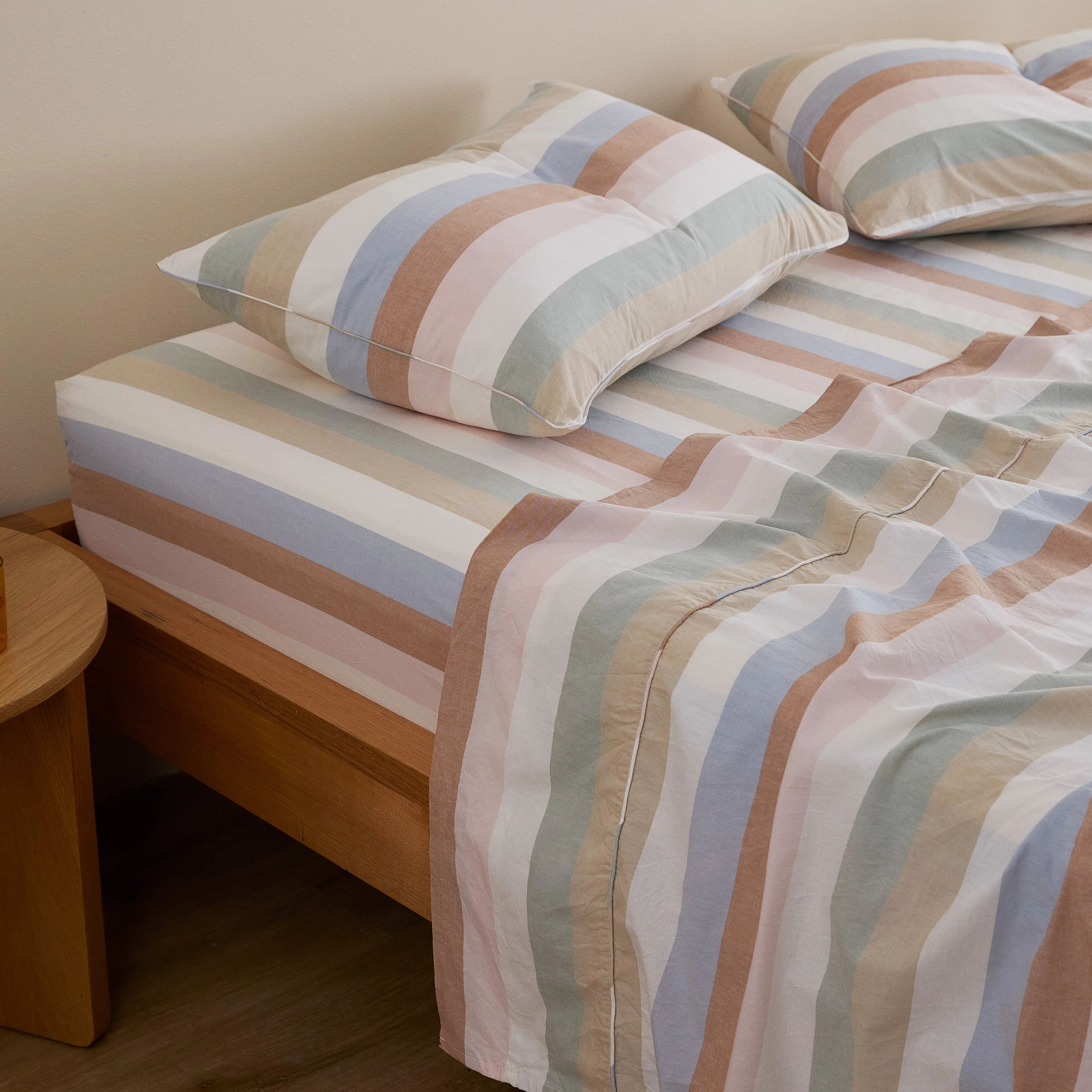 Leo Washed Cotton - Sunny Stripe