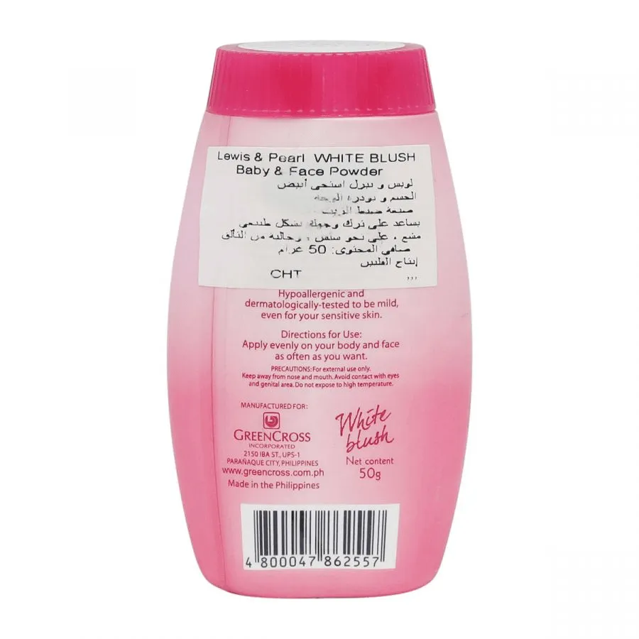 Lewis & Pearl White Blush Body & Face Powder  - 50g