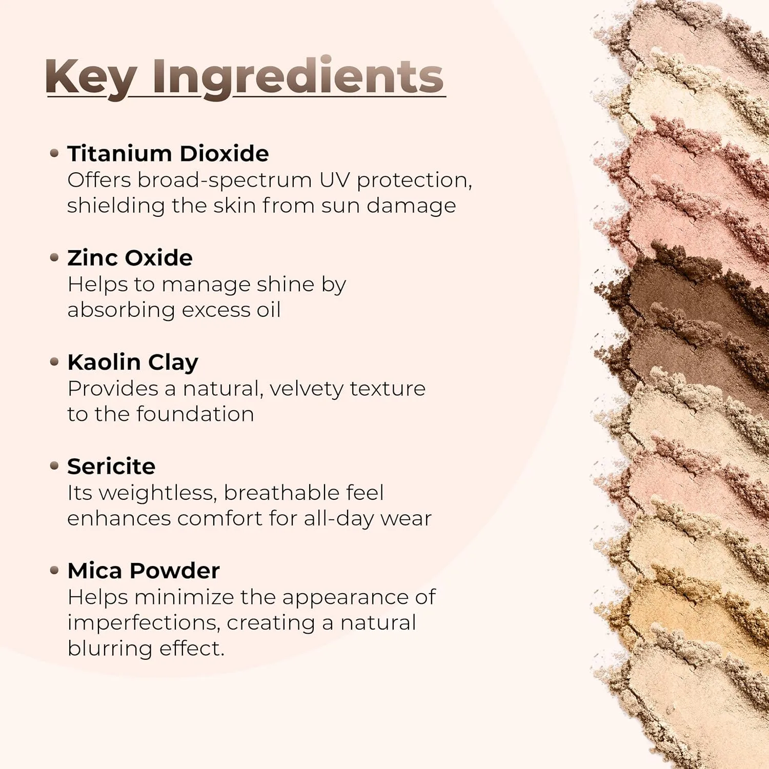Light Shade Foundation (30g Full Size Sifter Jar) Matte Mineral Makeup Loose Powder Foundation  Full Coverage, Natural Finish, Noncomedogenic, SPF 30