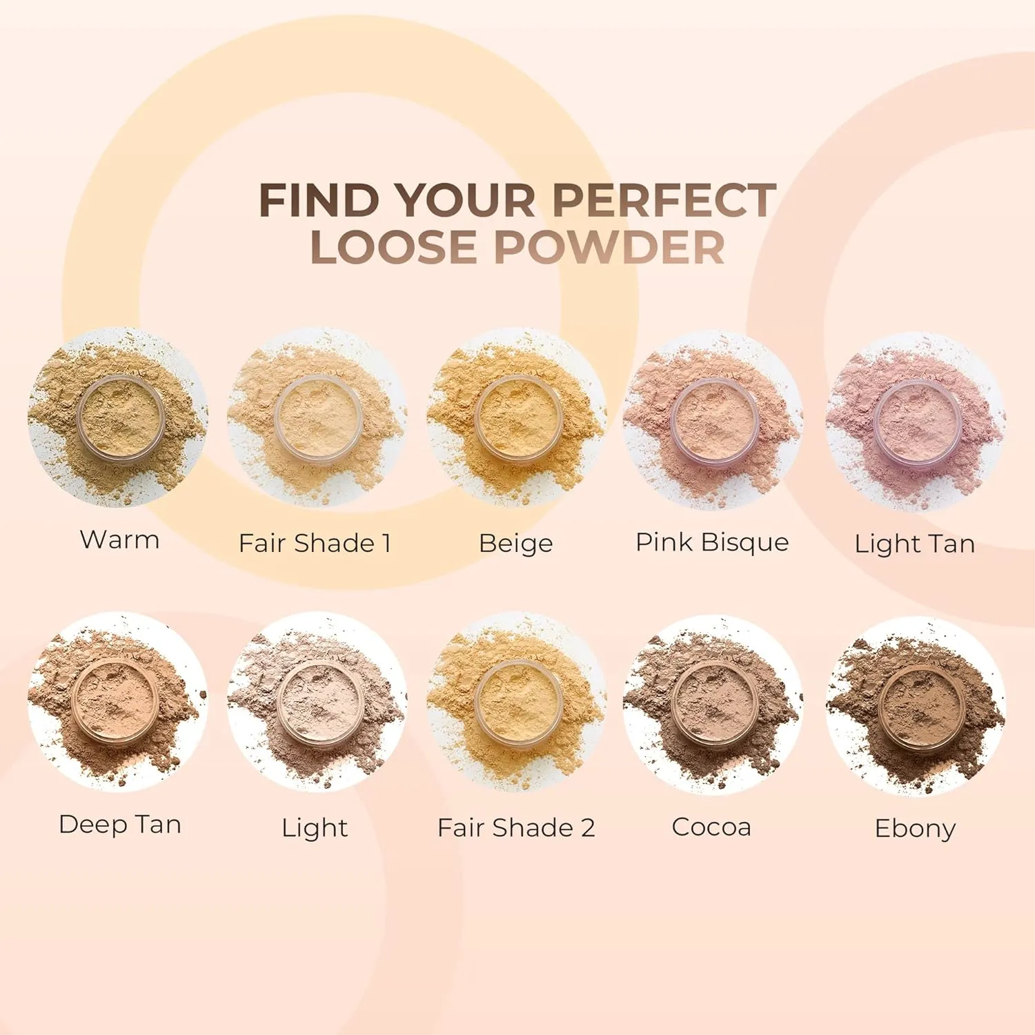 Light Shade Foundation (30g Full Size Sifter Jar) Matte Mineral Makeup Loose Powder Foundation  Full Coverage, Natural Finish, Noncomedogenic, SPF 30