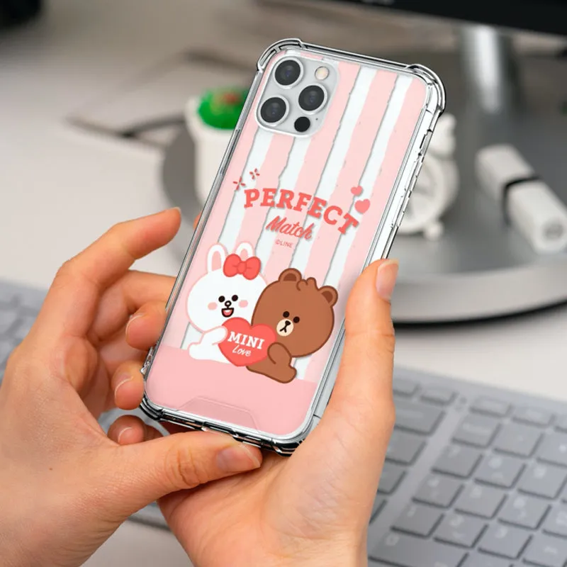 Line Friends Clear Air Cushion Reinforced Case Cover