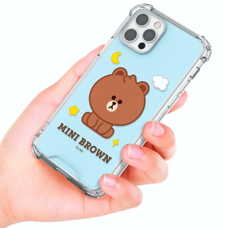 Line Friends Clear Air Cushion Reinforced Case Cover