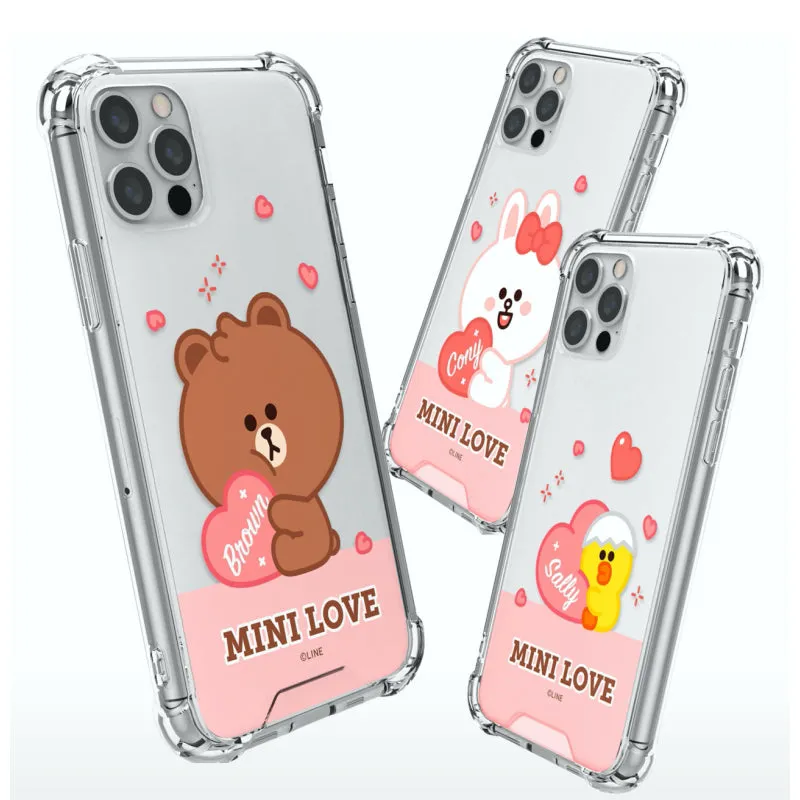 Line Friends Clear Air Cushion Reinforced Case Cover