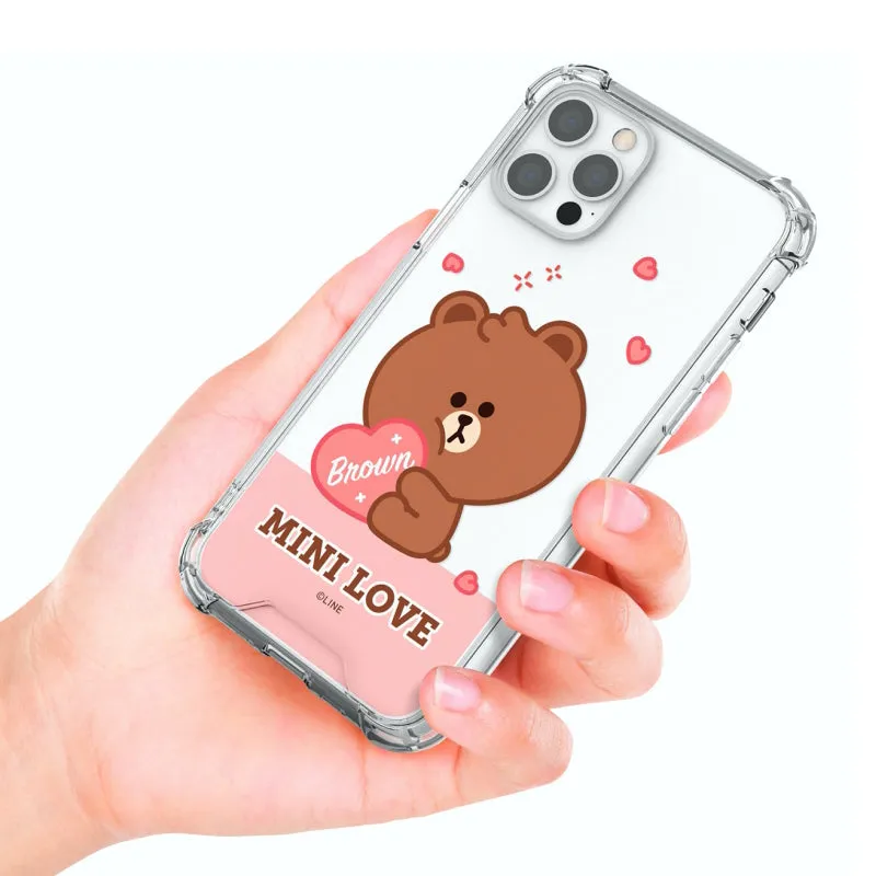 Line Friends Clear Air Cushion Reinforced Case Cover