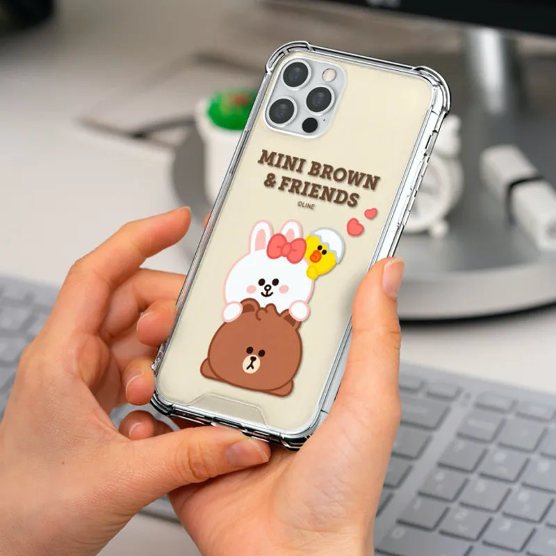 Line Friends Clear Air Cushion Reinforced Case Cover