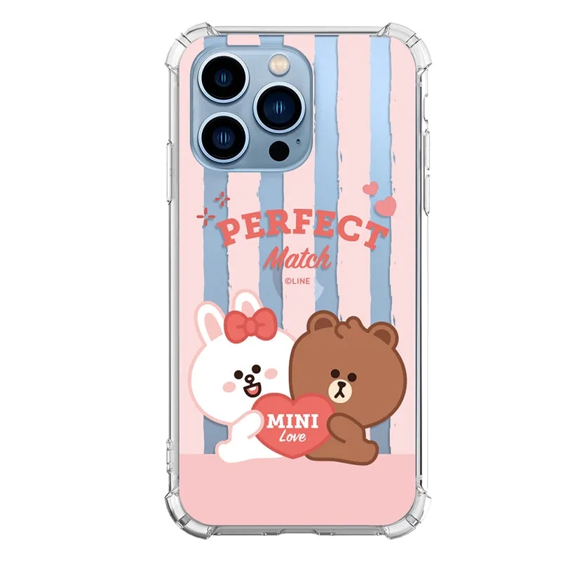 Line Friends Clear Air Cushion Reinforced Case Cover