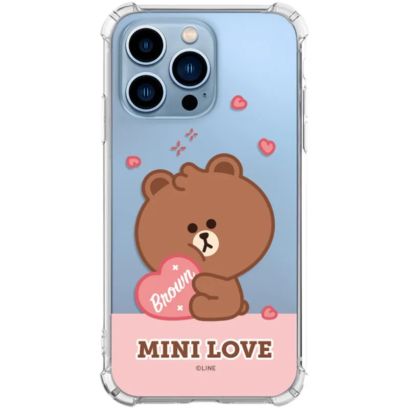 Line Friends Clear Air Cushion Reinforced Case Cover