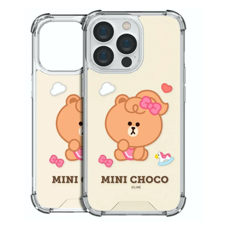 Line Friends Clear Air Cushion Reinforced Case Cover