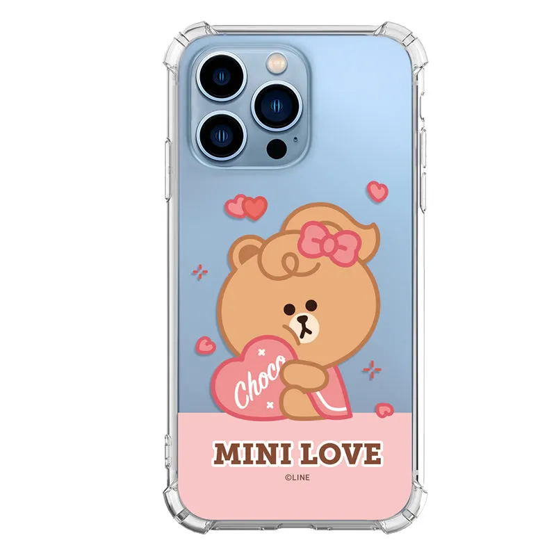 Line Friends Clear Air Cushion Reinforced Case Cover