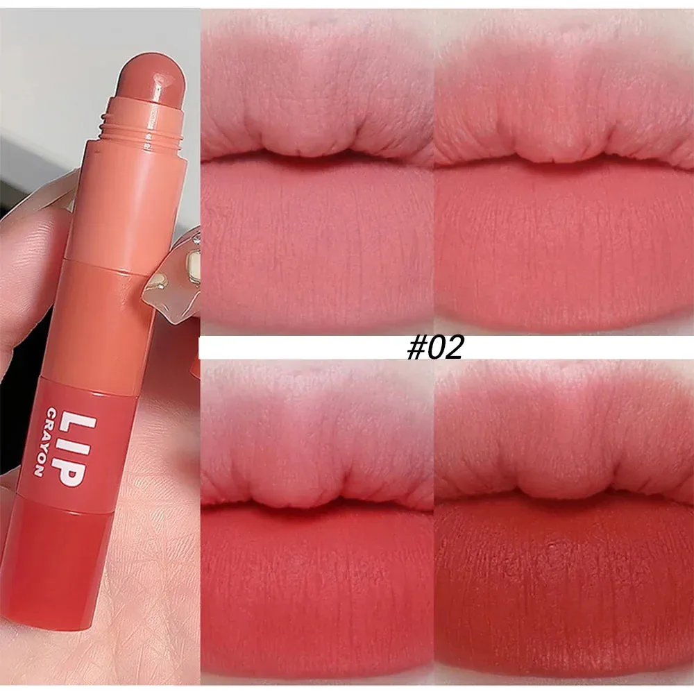 Lipstick Set - Lip Gloss, 4 Colors In 1 Matte Velvet Lipstick Pen Kit, Lipliner. Waterproof, Long-Lasting, Non-Fading Lip Makeup Cosmetics.