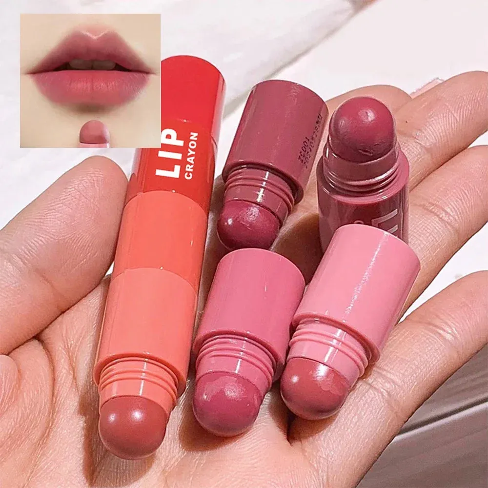 Lipstick Set - Lip Gloss, 4 Colors In 1 Matte Velvet Lipstick Pen Kit, Lipliner. Waterproof, Long-Lasting, Non-Fading Lip Makeup Cosmetics.