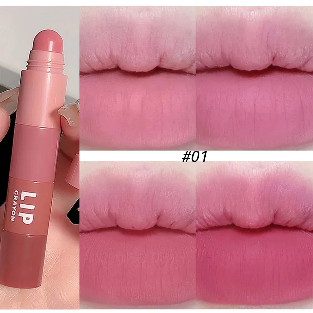 Lipstick Set - Lip Gloss, 4 Colors In 1 Matte Velvet Lipstick Pen Kit, Lipliner. Waterproof, Long-Lasting, Non-Fading Lip Makeup Cosmetics.