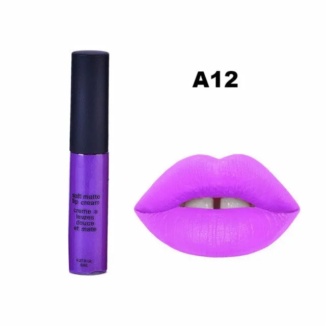 Long Lasting Waterproof Matte Lipstick