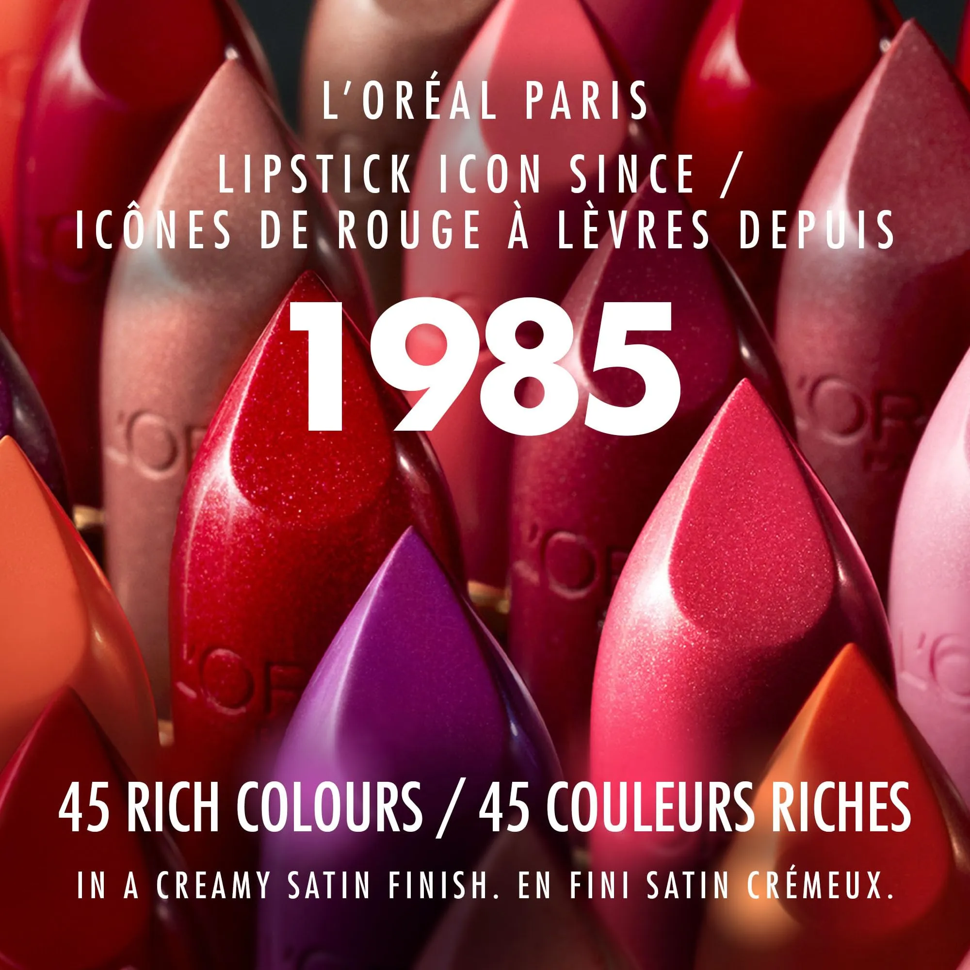 L’Oréal Paris Colour Riche Original Satin Lipstick, Hydrating Formula with Vitamin E & Argan Oil, Blushing Berry, 0.13 oz.
