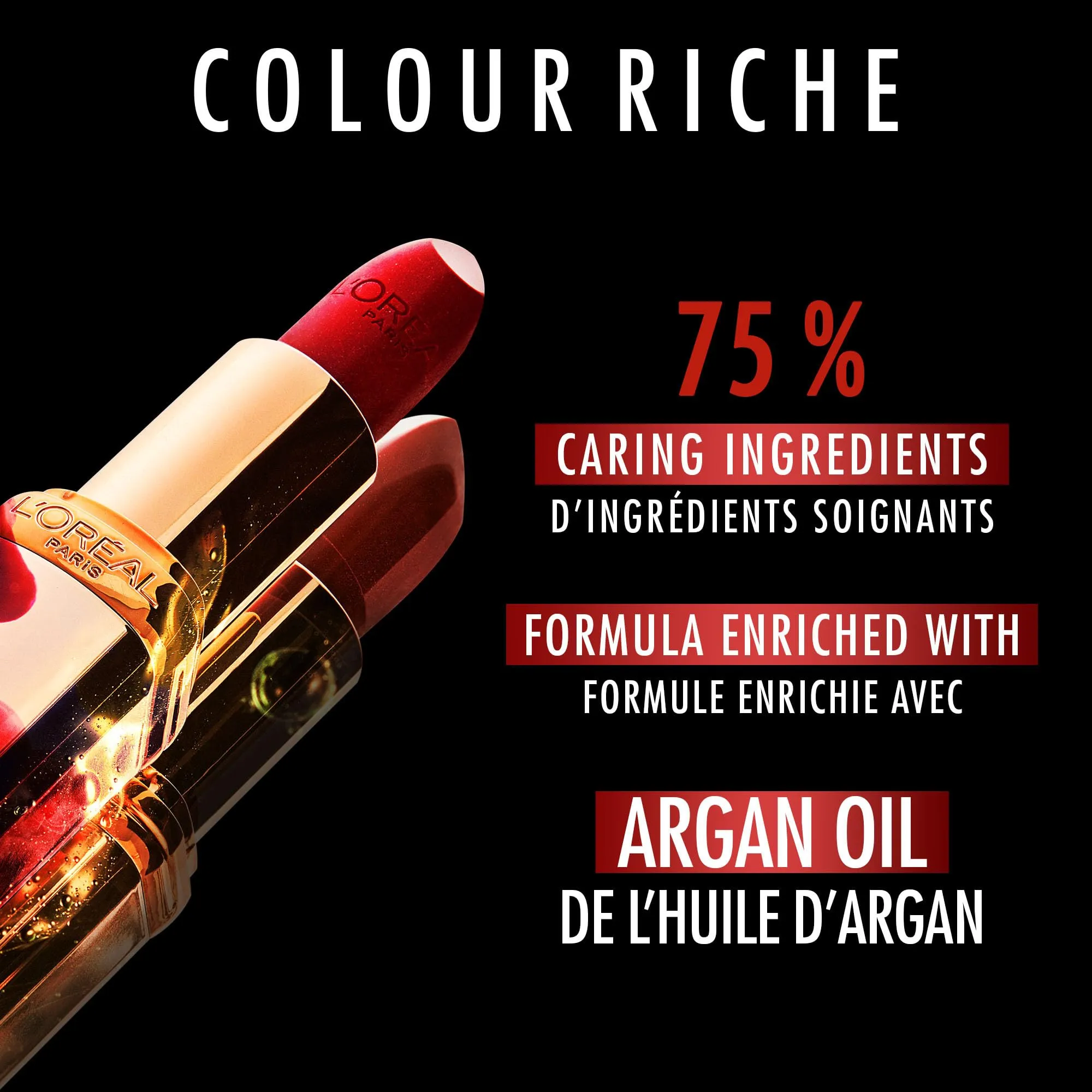 L’Oréal Paris Colour Riche Original Satin Lipstick, Hydrating Formula with Vitamin E & Argan Oil, Sugar Plum, 0.13 oz.