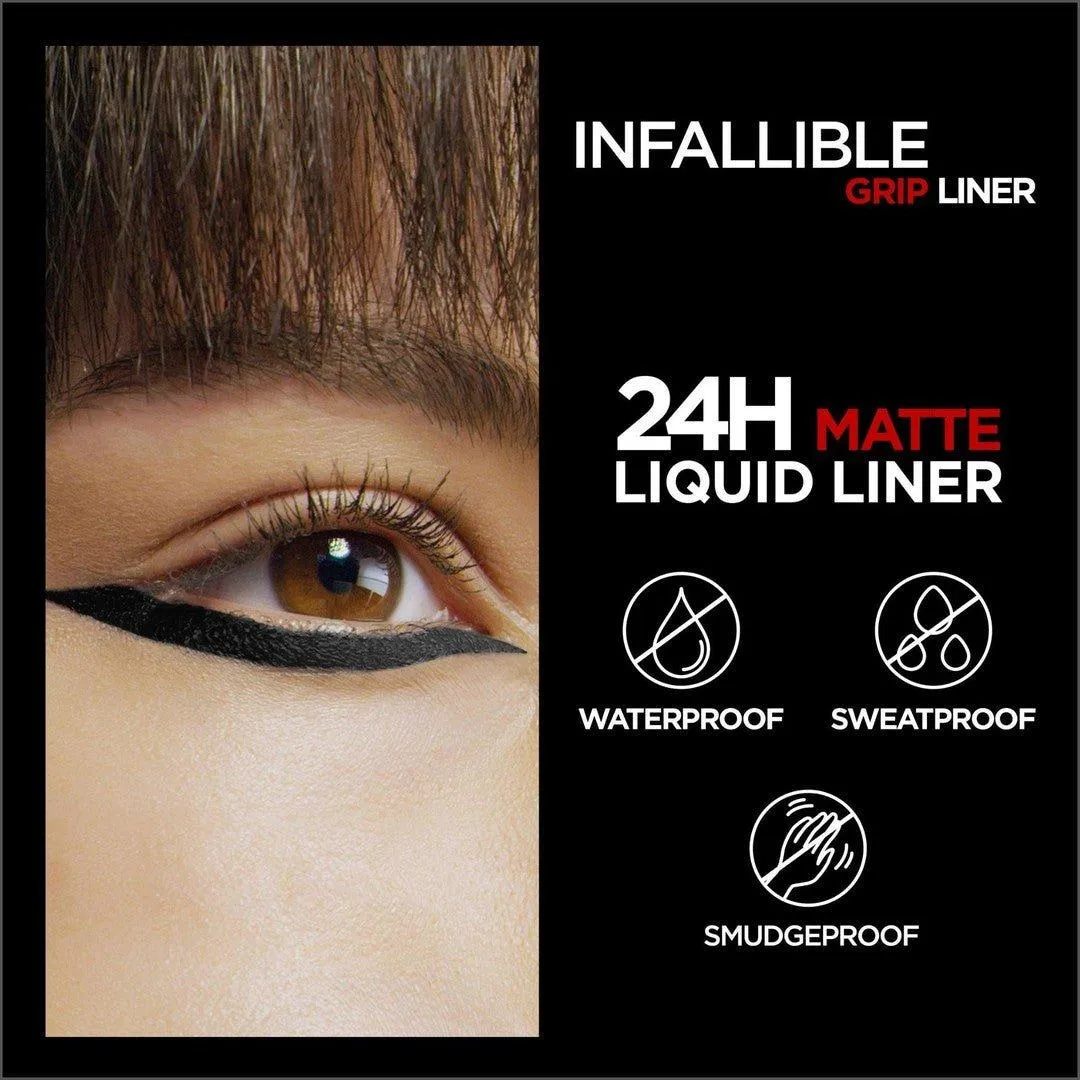 L'Oréal Paris Infaillible Grip 24H Vinyl Liquid Liner 01 Matte Black