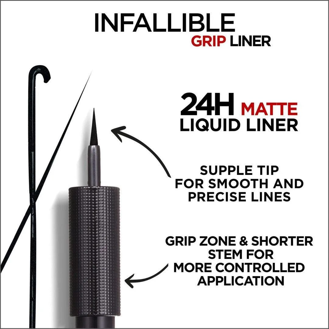 L'Oréal Paris Infaillible Grip 24H Vinyl Liquid Liner 01 Matte Black