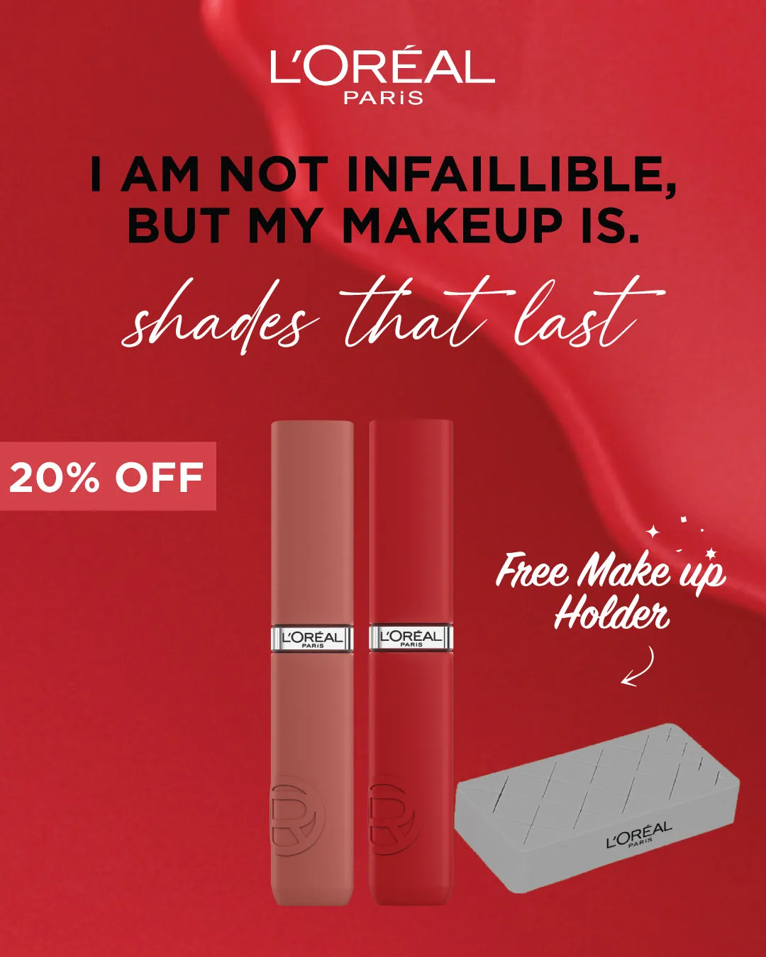 L’Oréal Paris Infaillible Matte Resistance Liquid Lipstick, up to 16 Hour Wear Duo