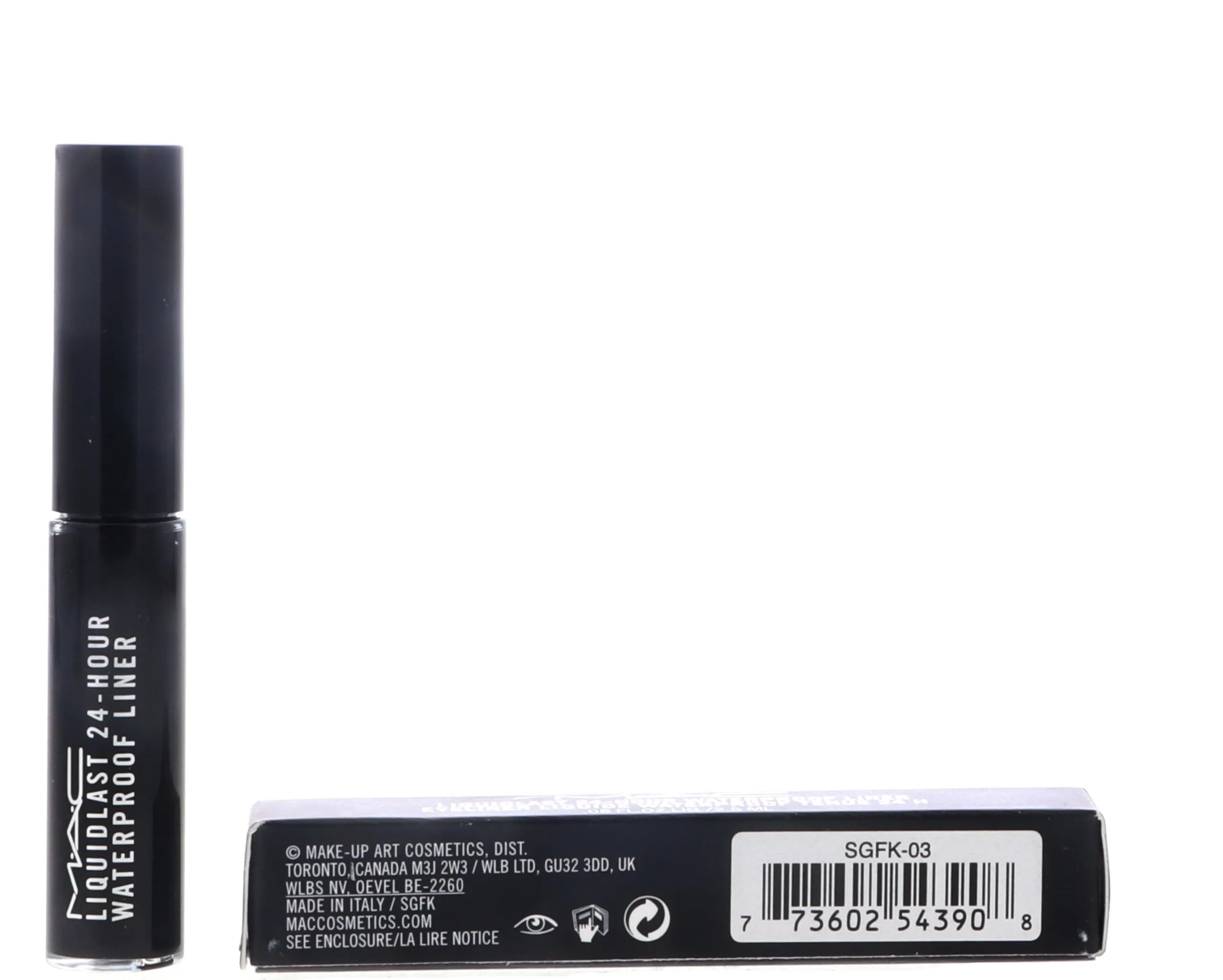 MAC by Make-Up Artist Cosmetics , Liquidlast Liner - Point Black--2.5ml/0.084oz