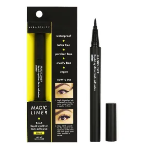 Magicliner Lash 2-IN-1 Liquid Eyeliner Lash Adhesive Dark A100(6 units)