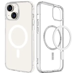 Magnetic Clear Phone Case Shockproof  Transparent Phone Cover