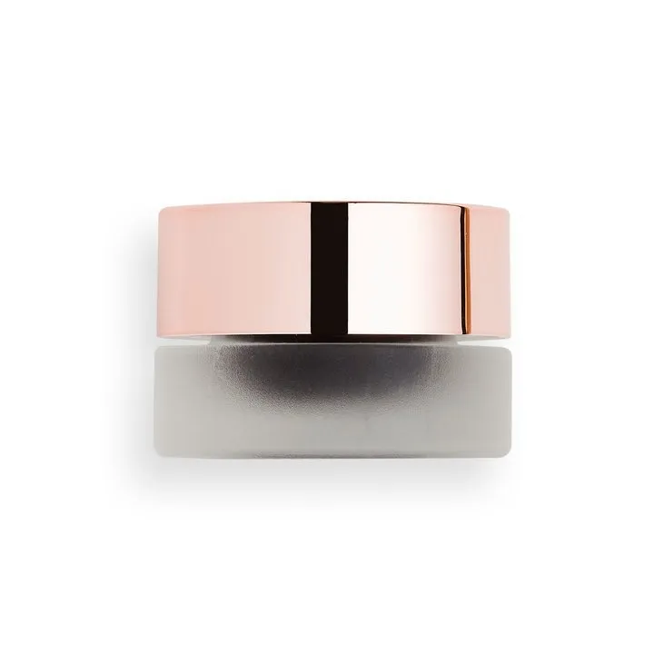 Makeup Revolution Gel Eyeliner Pot With Brush - Black