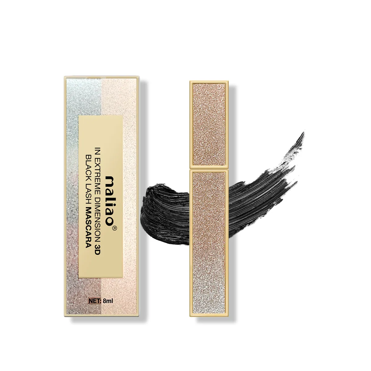 Maliao Black Lash Mascara: Extreme 3D Dimension for Mesmerizing Lashes
