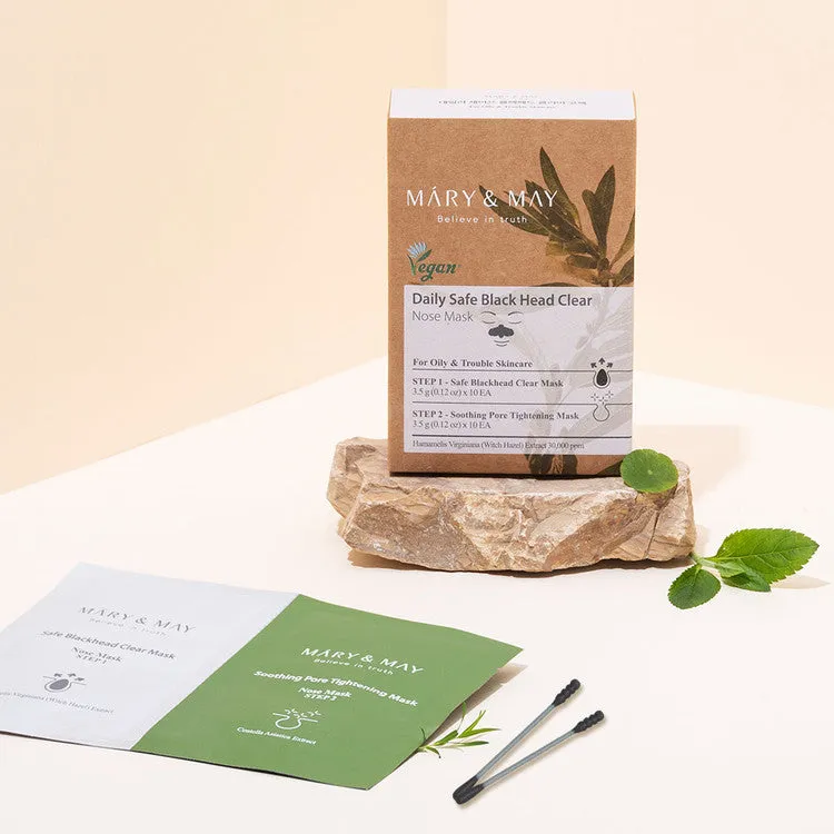 Mary&May Daily Safe Blackhead Clear Nose Pack