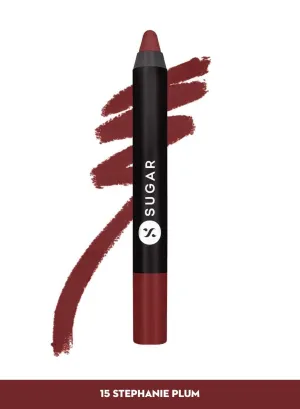 Matte As Hell Crayon Lipstick - 15 Stephanie Plum