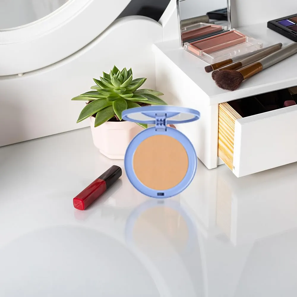 Matte Perfection Pressed Powder, 2024 New Matte Smooth Powder Makeup Waterproof Long-Lasting Setting Powder, Oil Control Setting Powder Flawless Lightweight Face Cosmetics (01#, 1PC)