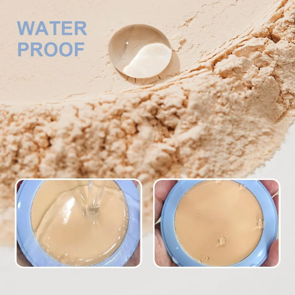 Matte Perfection Pressed Powder, 2024 New Matte Smooth Powder Makeup Waterproof Long-Lasting Setting Powder, Oil Control Setting Powder Flawless Lightweight Face Cosmetics (01#, 1PC)