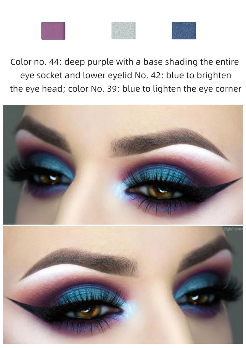 Matte Vegan Eye Eyeshadow Palette - 48 Colors Portable Small Eyeshadow Palette with Mirror