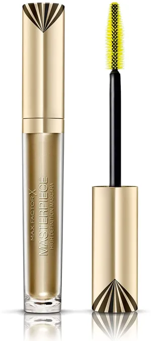 Max Factor Masterpiece High Definition Mascara, 01 Rich Black, Volumising and Smudge Proof Formula for Sensitive Eyes, 4.5 ml