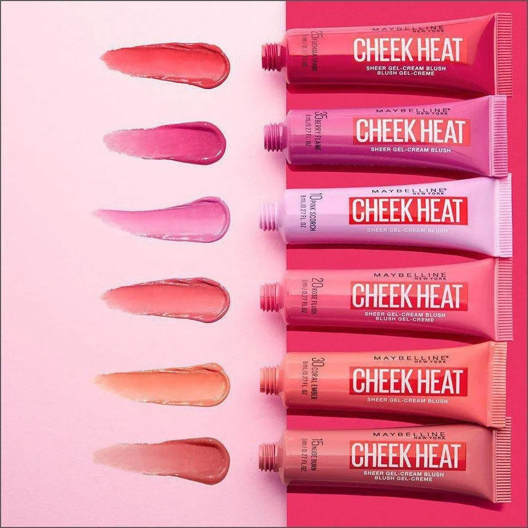 Maybelline Cheek Heat Gel Cream Blush Nude Burn 8 ml