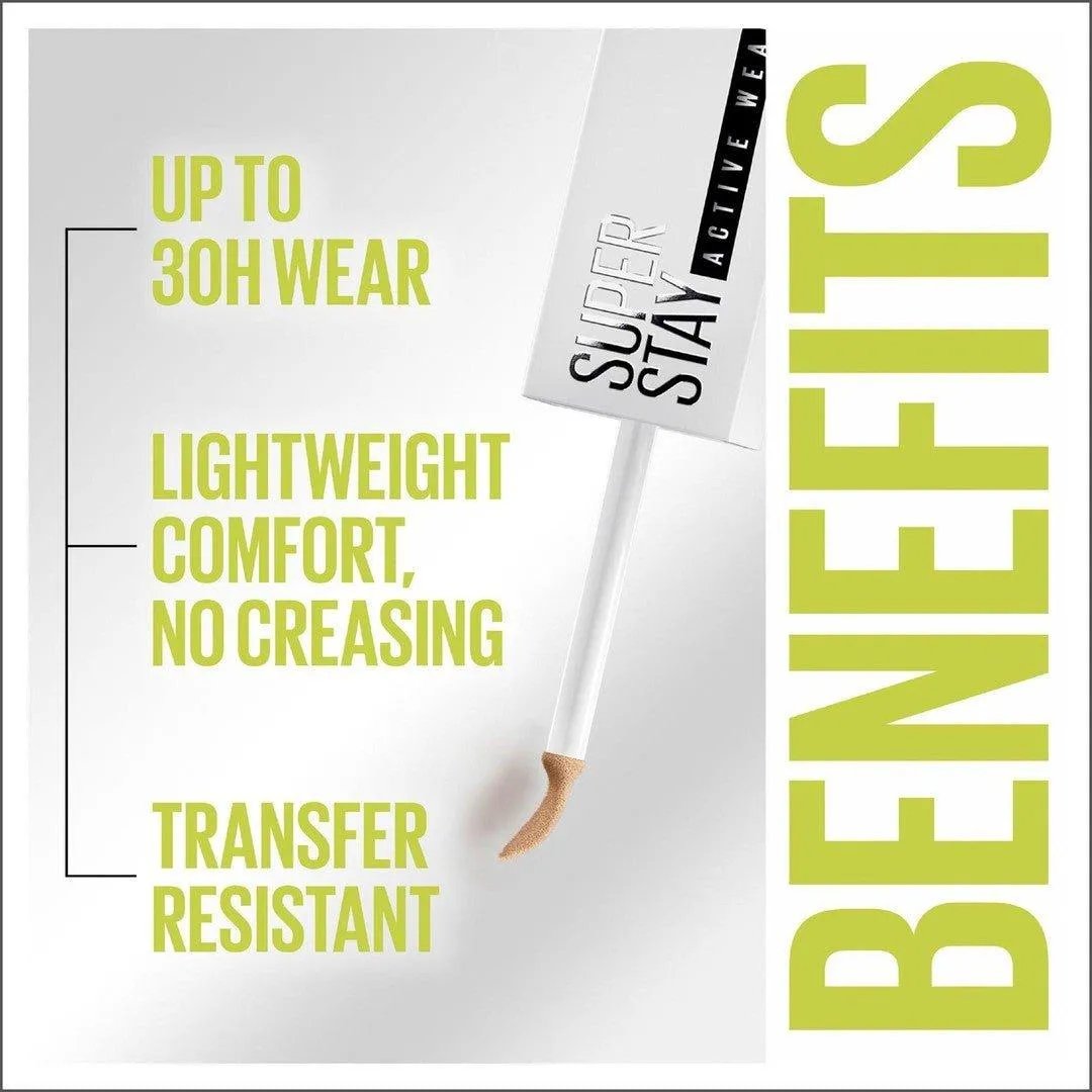 Maybelline Superstay Active Wear 30h Longwear Concealer - 11 Nude