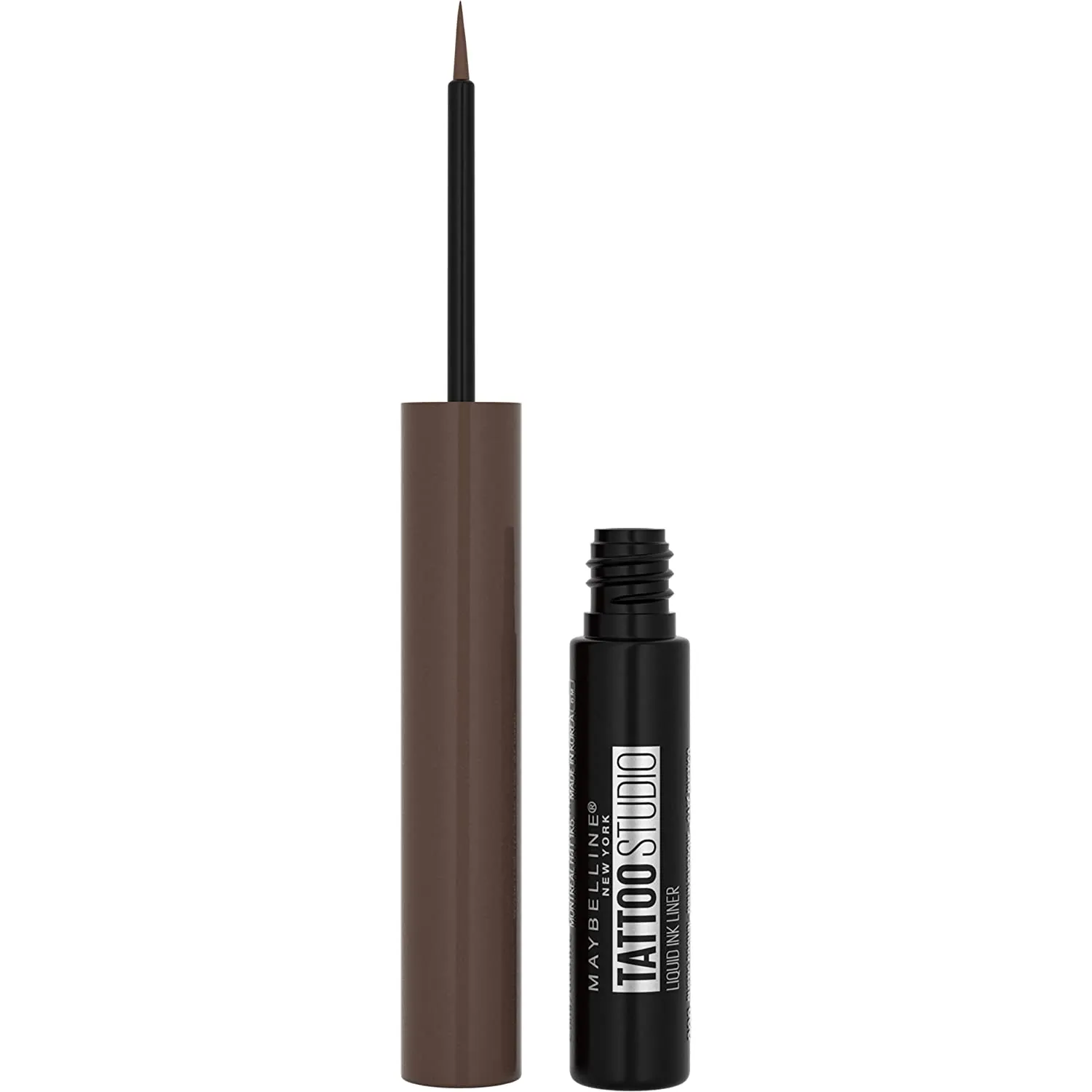 MAYBELLINE - TattooStudio Liquid Ink Eyeliner Rustic Brown 003 - 0.08 fl oz (2.5 ml)