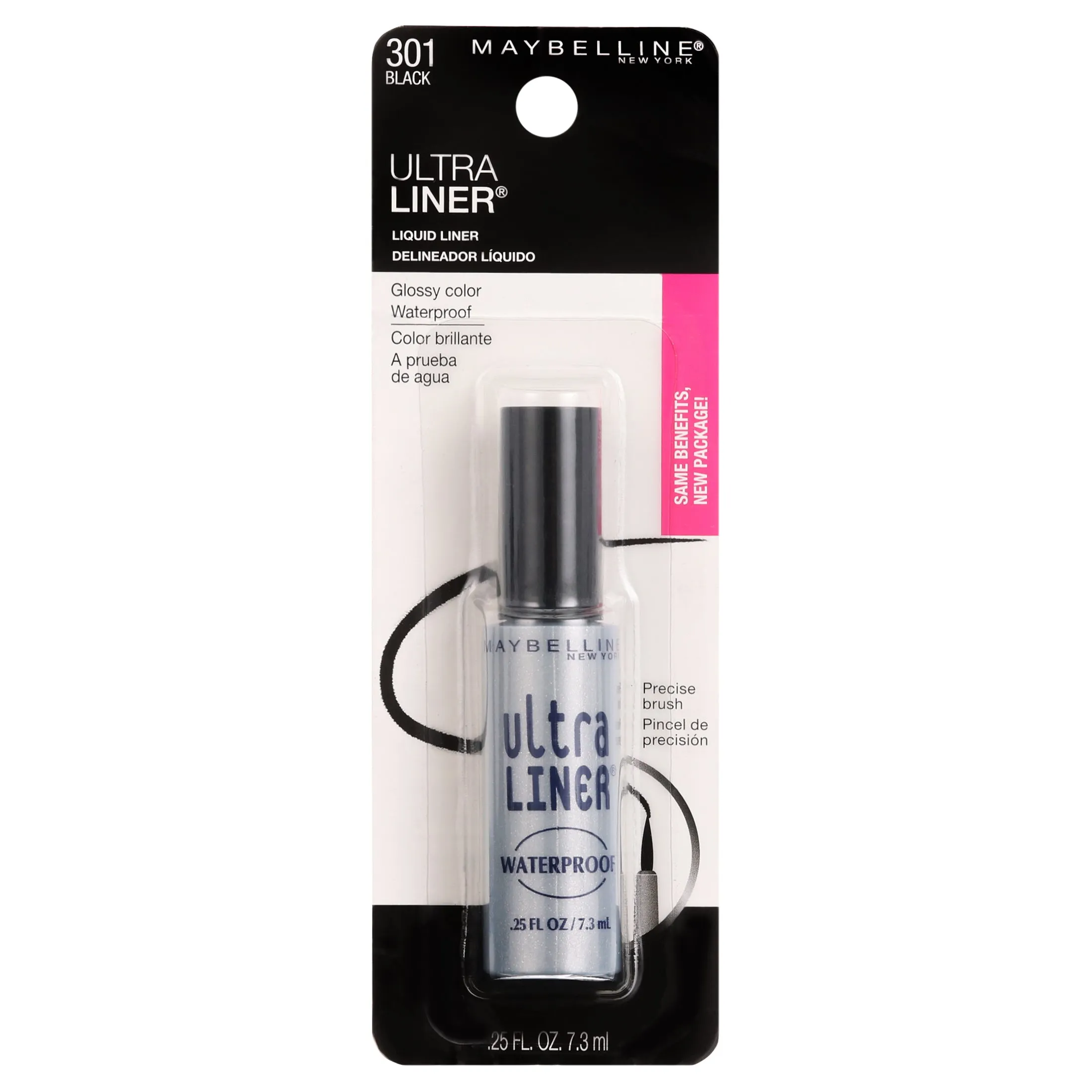 Maybelline Ultra Liner Waterproof Liquid Eyeliner, Black