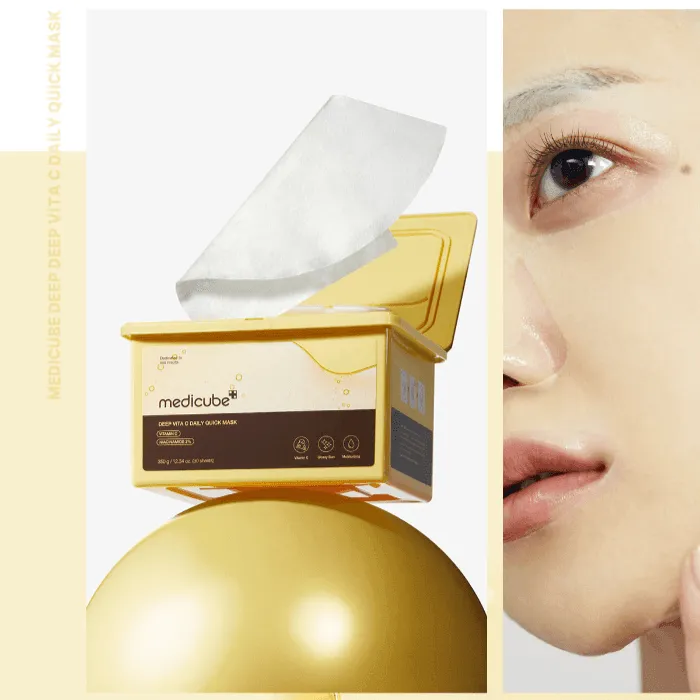 [medicube] Deep Vita C Daily Quick Mask 350ml 30EA