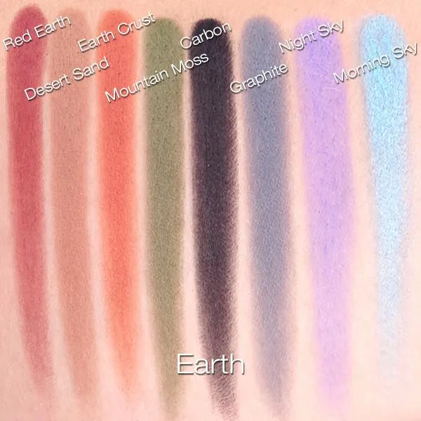Mehron INtense Pro Pressed Powder Pigments Palette