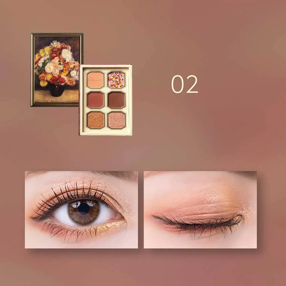 MILLEFEE Painting Shadow Palette - 02 Bouquet