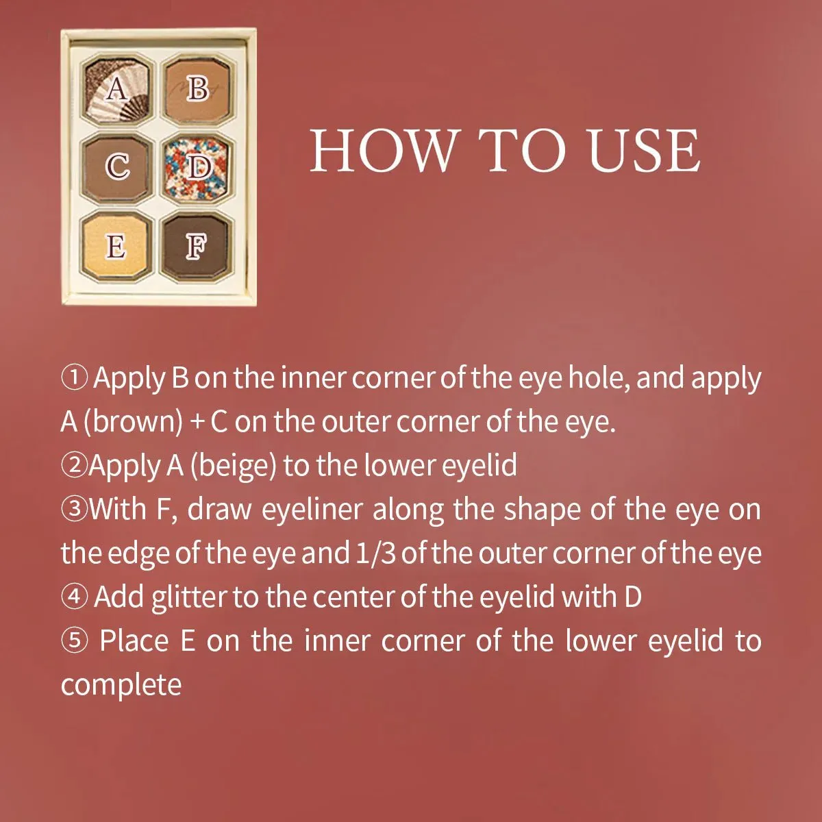 MILLEFEE Painting Shadow Palette - 07 La Japonaise