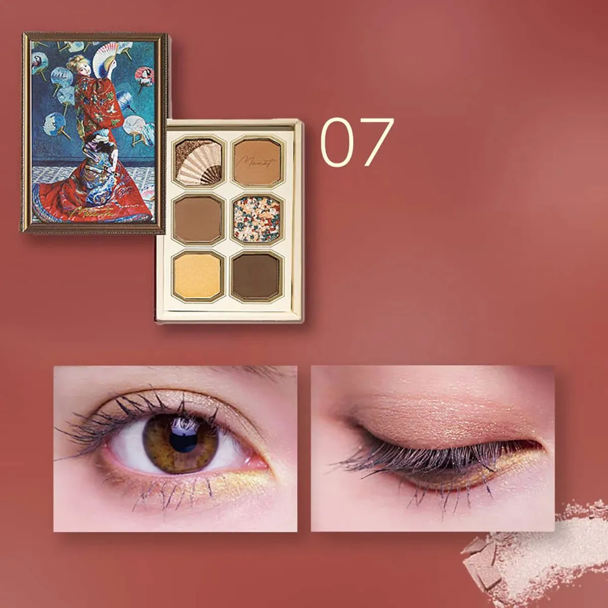 MILLEFEE Painting Shadow Palette - 07 La Japonaise