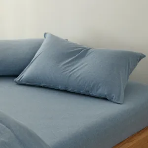Miller Jersey - Powder Blue Marle Pillowcases