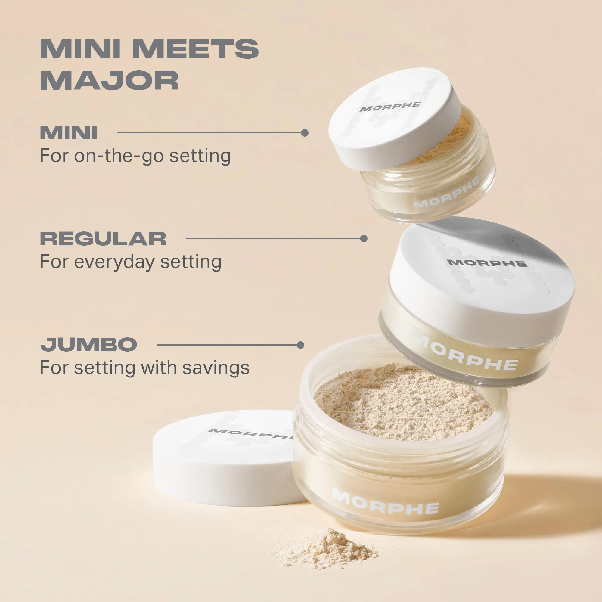 Mini Bake & Set Setting Powder - Brightening Pink
