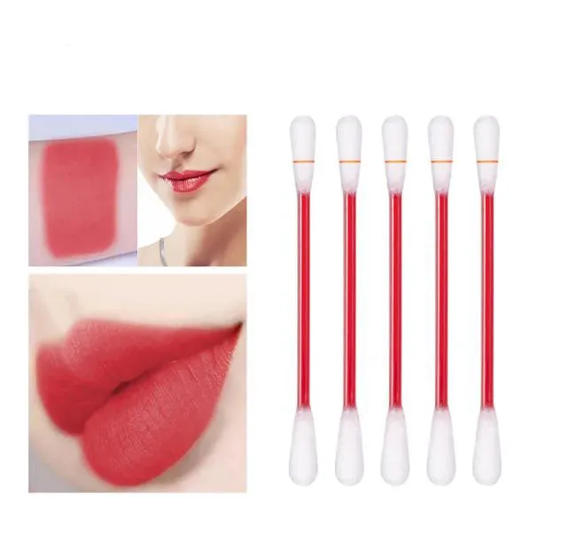 Miss Beauty Nw 20Pcs Cotton Swab Lip Tint/Dye Long Lasting Charming Cigarette Cotton Buds Lipstick Fadeless Waterproof Cosmetics For Women
