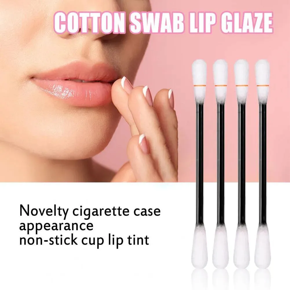 Miss Beauty Nw 20Pcs Cotton Swab Lip Tint/Dye Long Lasting Charming Cigarette Cotton Buds Lipstick Fadeless Waterproof Cosmetics For Women