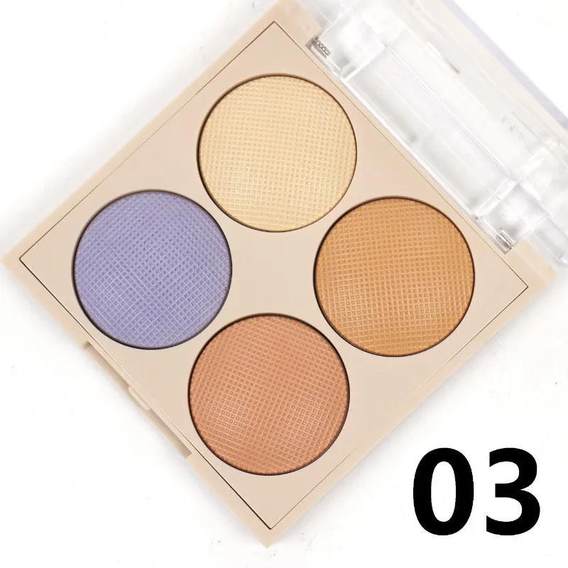 Miss Rose 4 Color Concealer Contour  palette