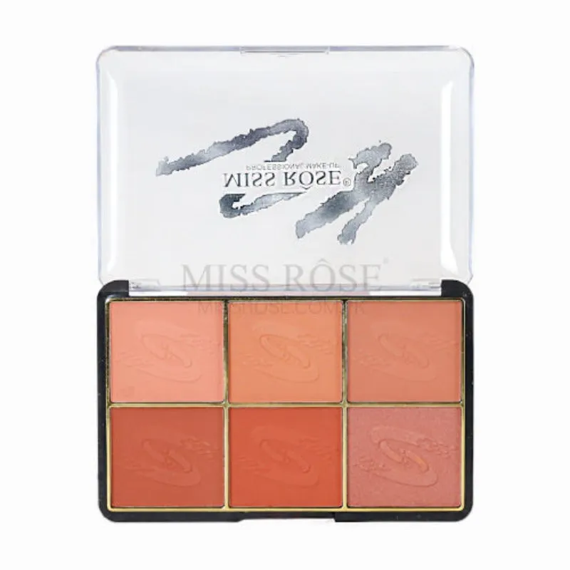Miss rose 6 color blush kit (NEW)