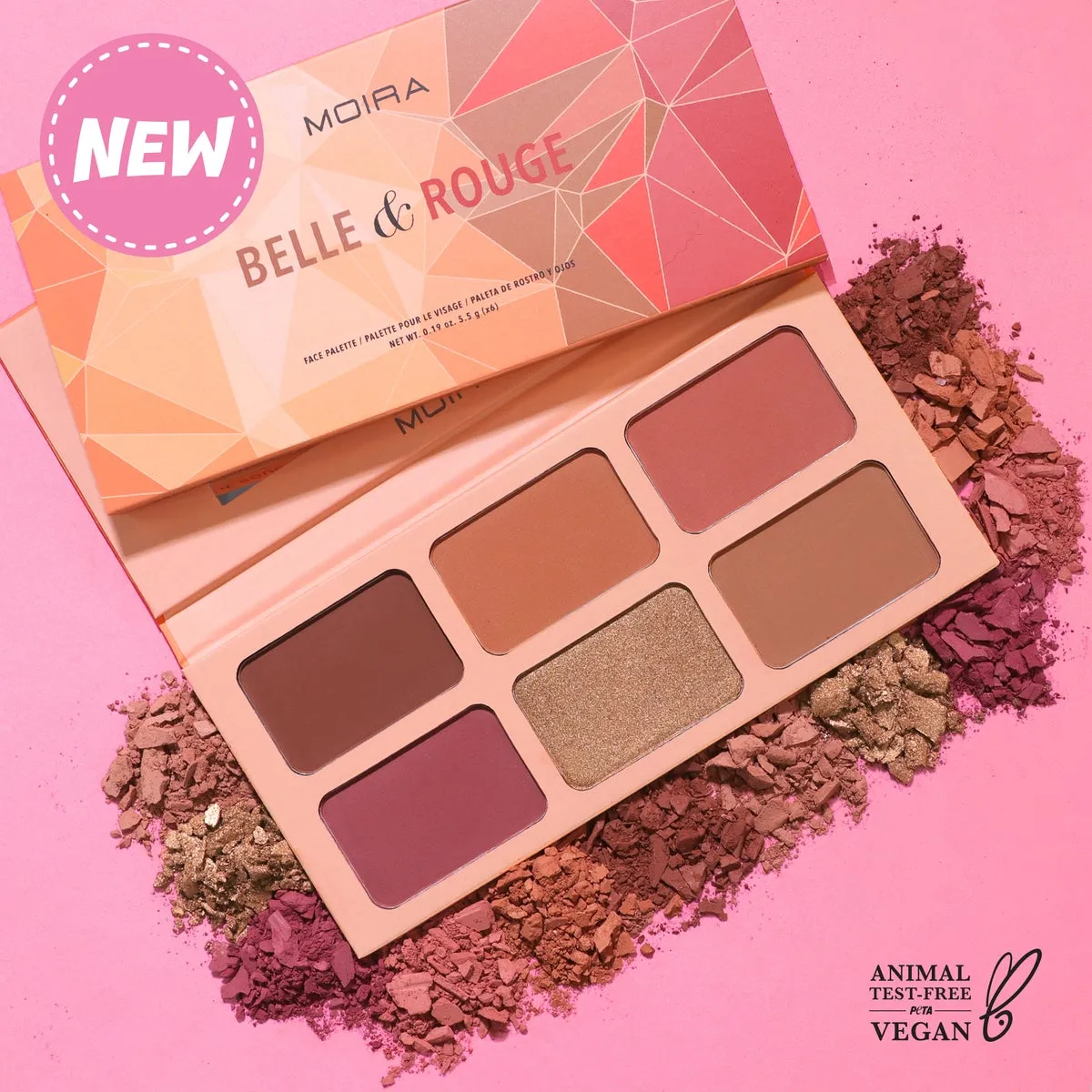 Moira Belle & Rouge Face Palette HCP004