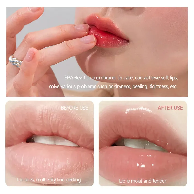 Moisturizing Sexy Lips Plumper - Long Lasting, Shiny Lip Plumper, Lip Tint Makeup Jelly Lip Glaze